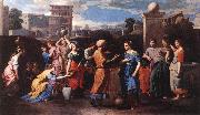 POUSSIN, Nicolas Rebecca at the Well st oil painting